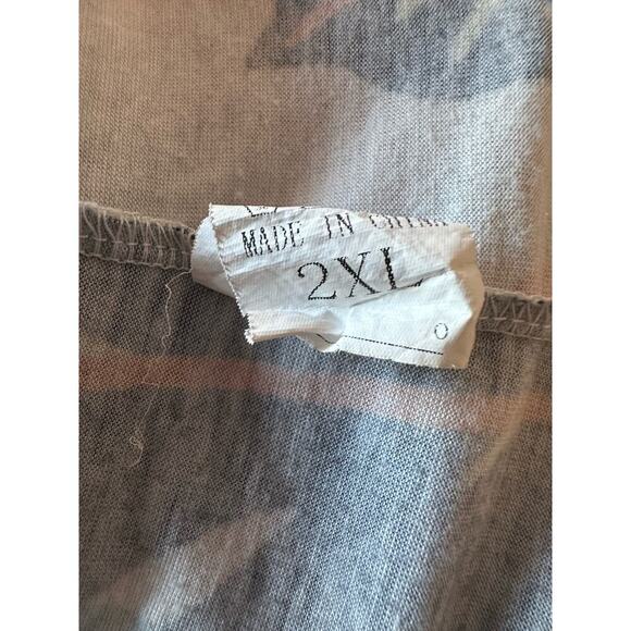 OURS Women's Summer Casual Floral Hawaiian Print Long Stretchy Size XXL - Picture 3 of 3